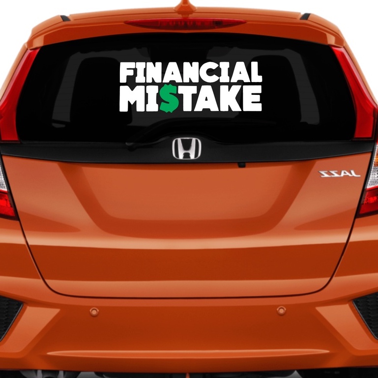 Sticker Cutting Financial Mistake