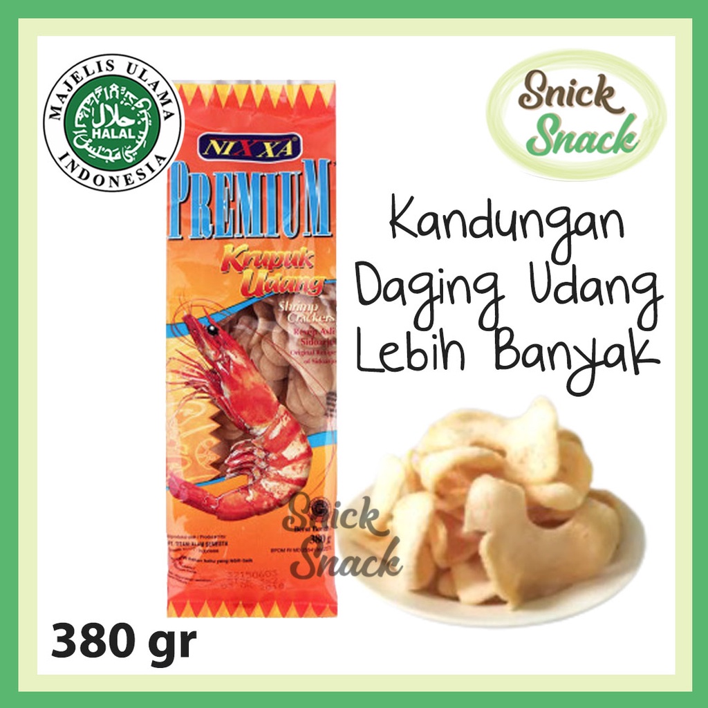 

Nixxa Premium 380 gr Kerupuk Udang Siap Goreng