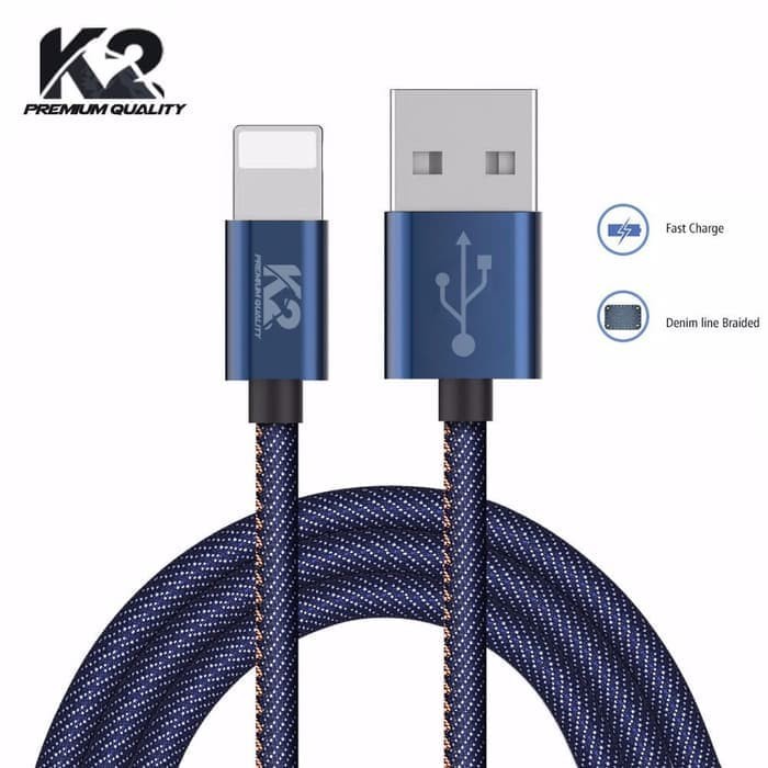 Kabel Data DENIM K2 PREMIUM QUALITY K2-C04 Fast Charging MICRO USB