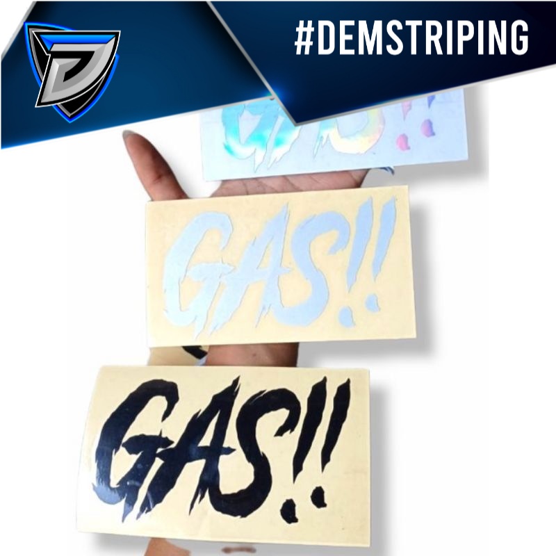 sticker gas STIKER GASS / GAS STIKER HEREX / STIKER GAS TANGKI MOTOR