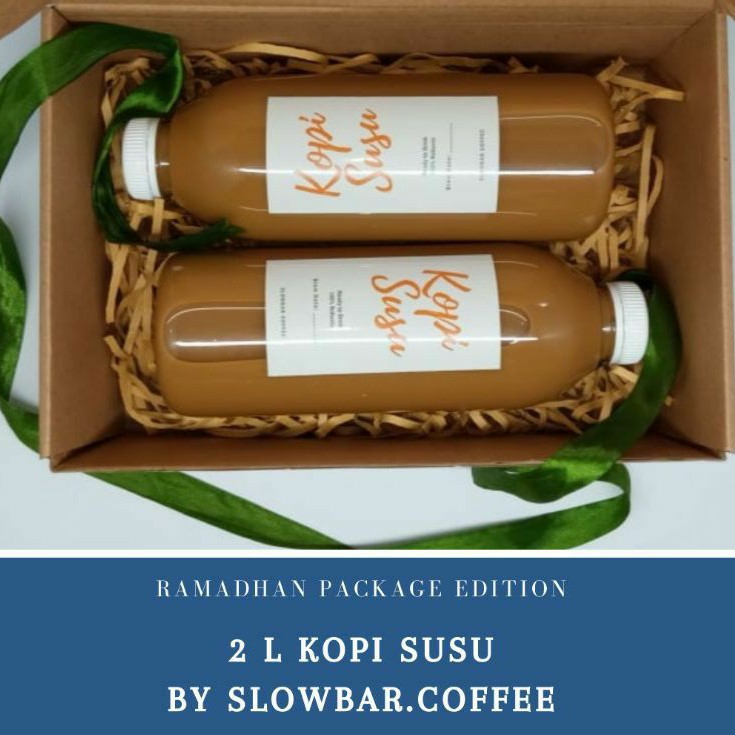 

2 L Kopi Susu by Slowbar.Coffee (Hampers/Kadi/Bingkisan Lebaran Ramadhan)