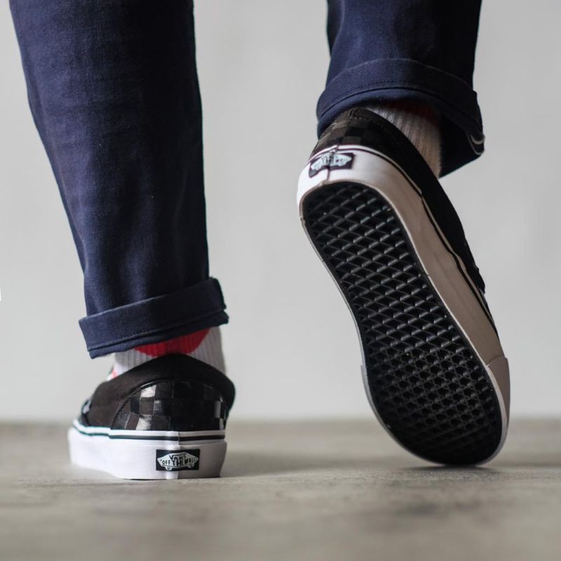 Vans Slip On Checkerboard Black / Black