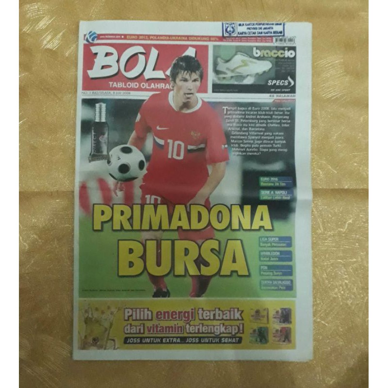 Majalah TABLOID BOLA 8 Juli 2008