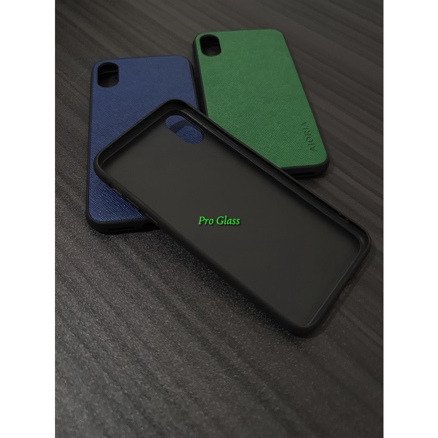 C131 Iphone X / XS / XR / XS MAX / 11 / 11 PRO / 11 PRO MAX / 12 / 12 MINI / 12 PRO / 12 PRO MAX / 13 Mini / 13 PRO MAX AIORIA Saffiano Silicone Leather Case