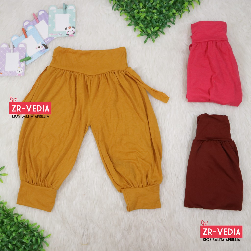 Aladin Polos uk 7-8 Tahun / Celana Anak Perempuan Harian Murah Adem Motif Polos Panjang Pants Kids