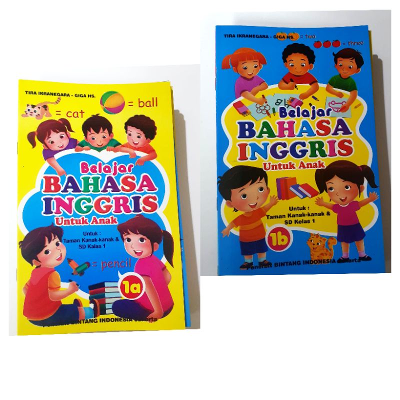 Bintang indonesia - Buku Tk-Paud Belajar Bahasa Inggris 1a, 1b