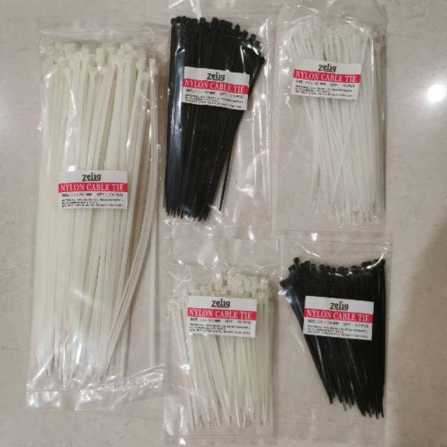 Nylon CABLE TIE pengikat kabel ties 100mm 150mm 200mm 250mm