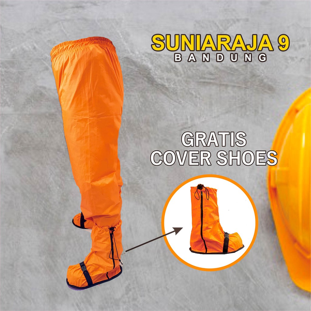 Raincoat Okinawa / Jas Hujan Warna Orange