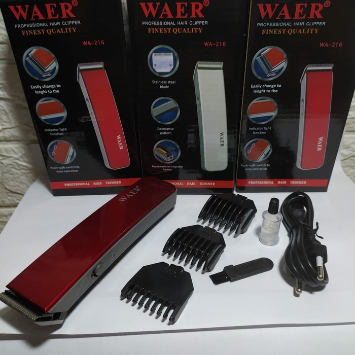 Alat Cukur Rambut Kumis Dll Waer Wa - 216 Hair And Beard Trimmer