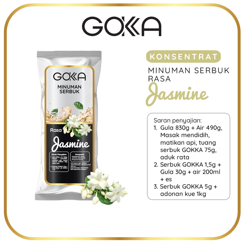 

Bubuk Minuman Gokka Jasmine 50 gram