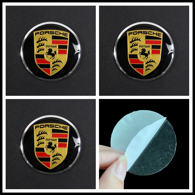 4Pcs Stiker Emblem Honda Badge Roda Mobil 56mm