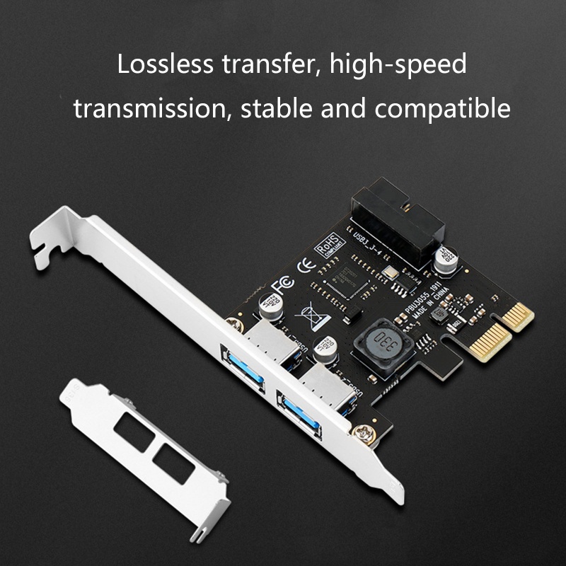 Btsg PCI-E Ke USB 3.0 Kartu Ekspansi 2-Port PCI Untuk Express Add in Card Internal USB