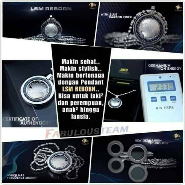 New kalung pendant / kalung kesehatan lsm reborn original mci