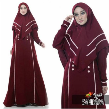 Promo Sale  Syari Polos Maxmara Lux Anayah Real Pic Haji Umroh Baju Gamis Syari