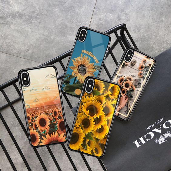 [P134] SunFlower Phone Case 2D Glossy For All Type