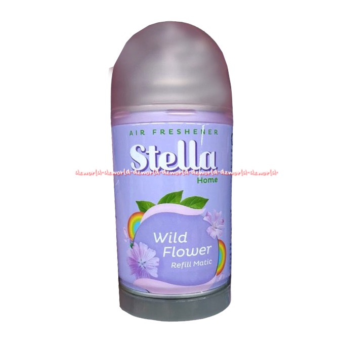 Stella Matic Wild Flower 225ml Refill Pengharum Ruangan Otomatis Isi Ulang Stela Refil