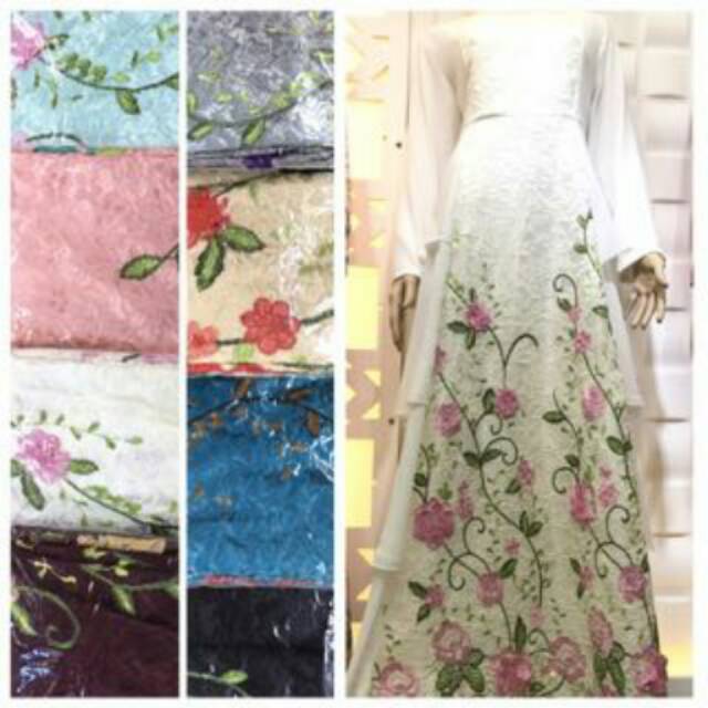 Dress Princess / Dress Brukat / Gamis Brukat