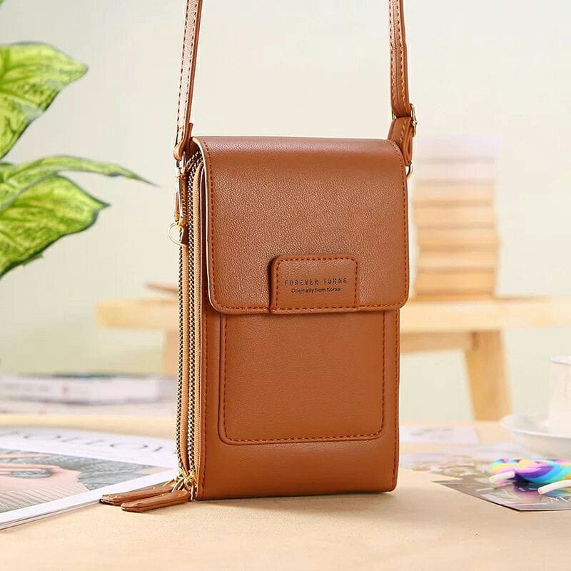 Tas HP Wanita FYOG Touch Screen Dompet HP Multifungsi Import Tas Selempang Wanita Kulit Pocket HP 74.ID BISA COD