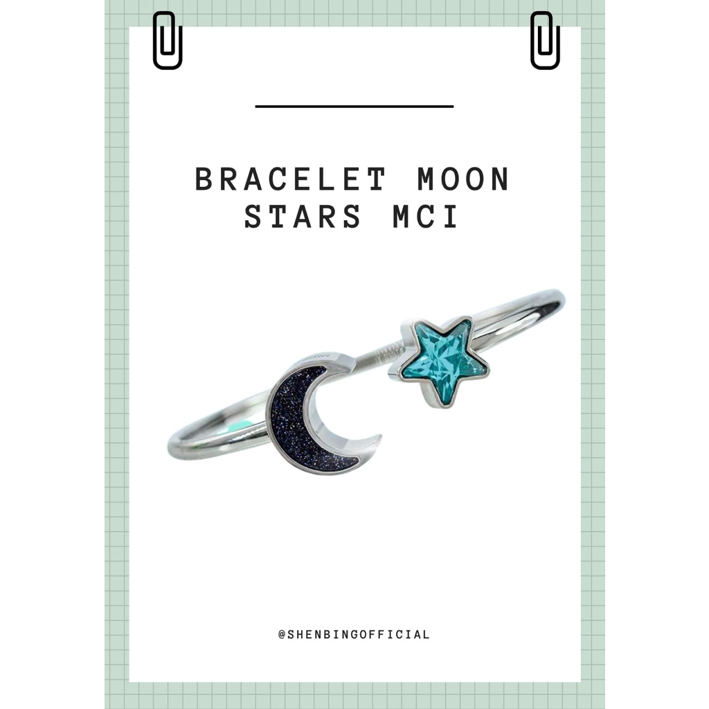 GELANG KESEHATAN ORI MCI | PENDANT MOON STARS BRACELET MCI