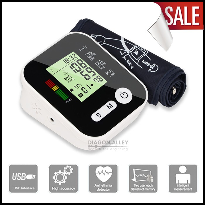 TENSIMETER DIGITAL USB PENGUKUR TEKANAN DARAH TENSI BLOOD PRESSURE RAK-283