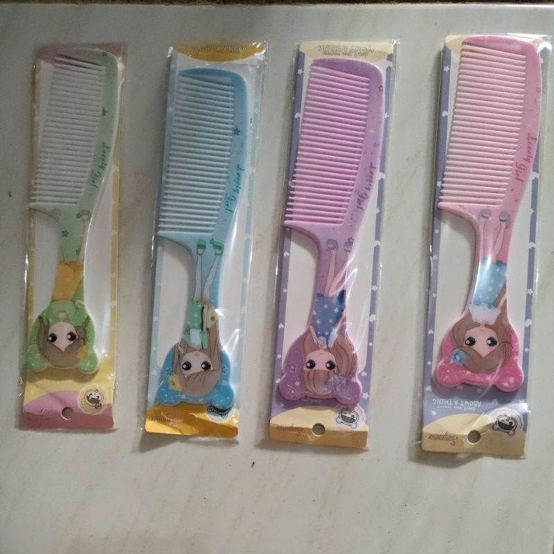SISIR RAMBUT KARAKTER LUCU MURAH BAHAN PLASTIK