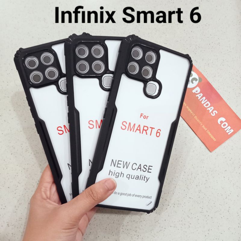 Function Case Infinix Smart 6 NFC Ram 2 / 32 GB My Choice original + Ring Kamera / Pelindung Kamera (PC)