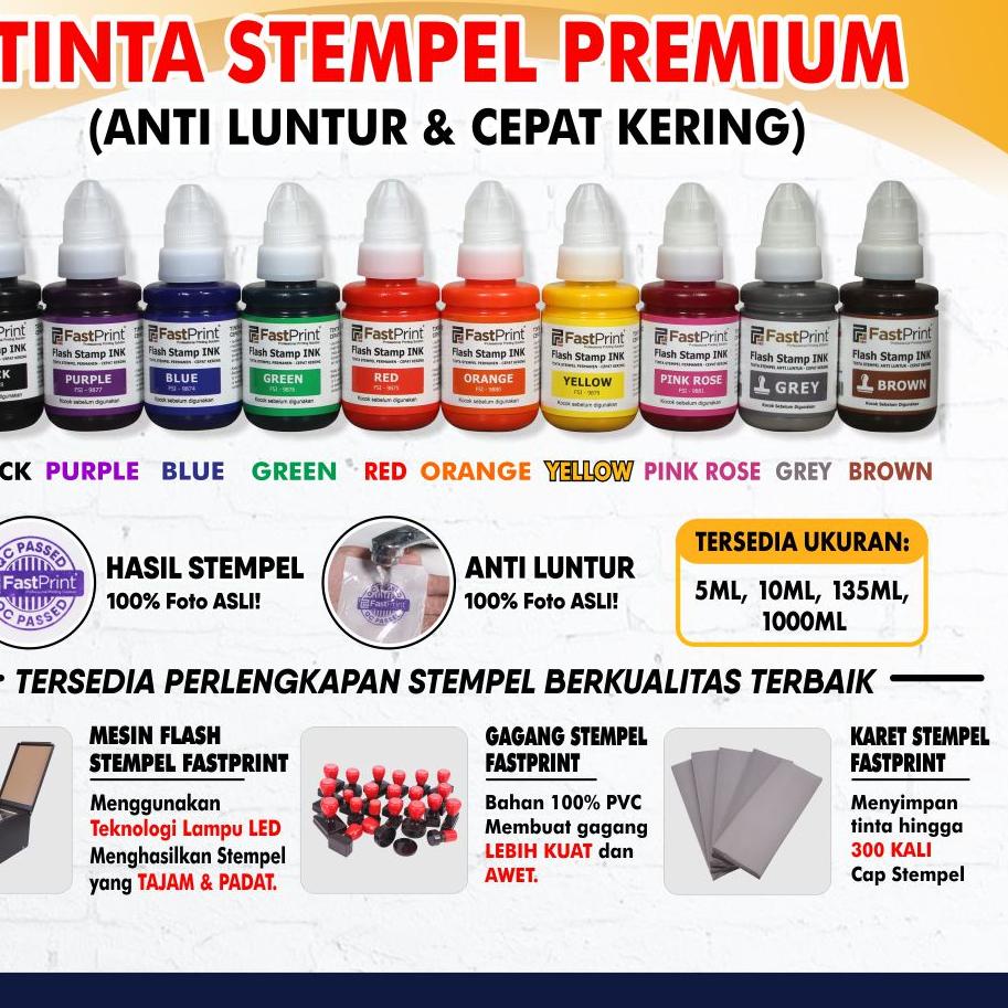 

Special - Fast Print Tinta Stempel Flash 135 ML !!