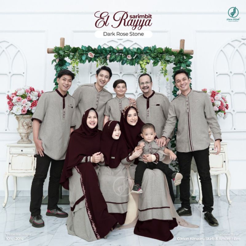 Redy Stock Siap Kirim Sarimbit El Rayya Family Series by @alwahijab