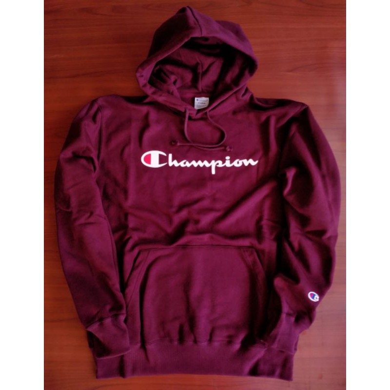 HOODIE CHAMPION SCRIPT ORIGINAL BNIB SISA EXPORT