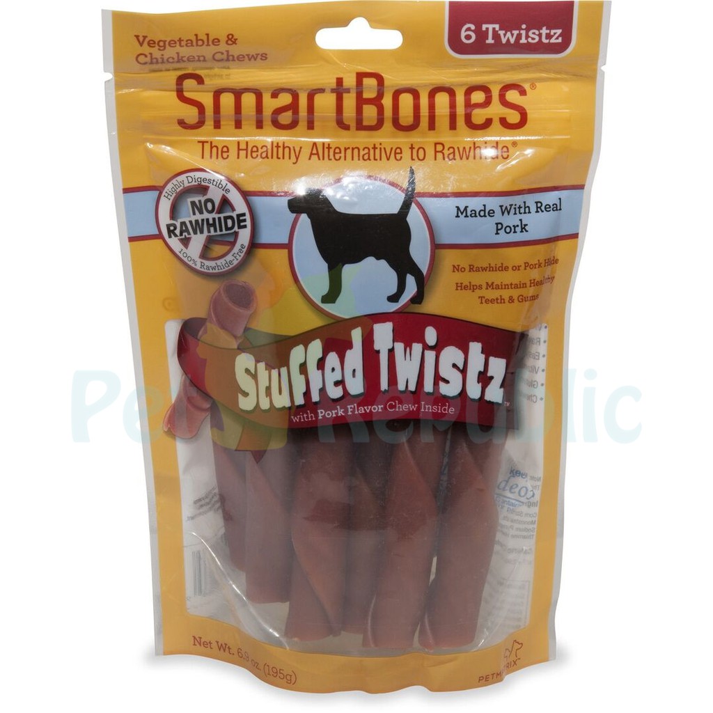 

SMARTBONES Dog Dental Snack Stuffed Twistz Pork 6pcs