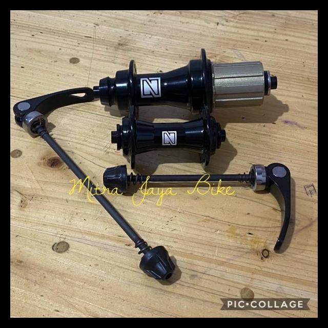 TERLARIS Hub FreeHub Nautilus 28 Hole V-Brake 74-130 Jangkrik - Hitam