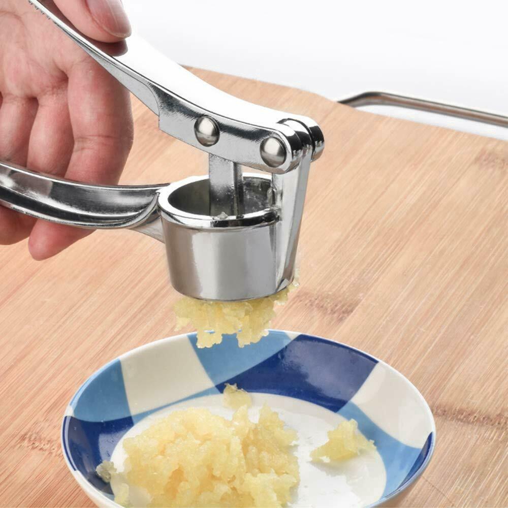 [ Stainless Steel Handheld Pressing Garlic Grinder ] [ Multi-functional Kitchen Garlic Masher Kitchen Tools ]