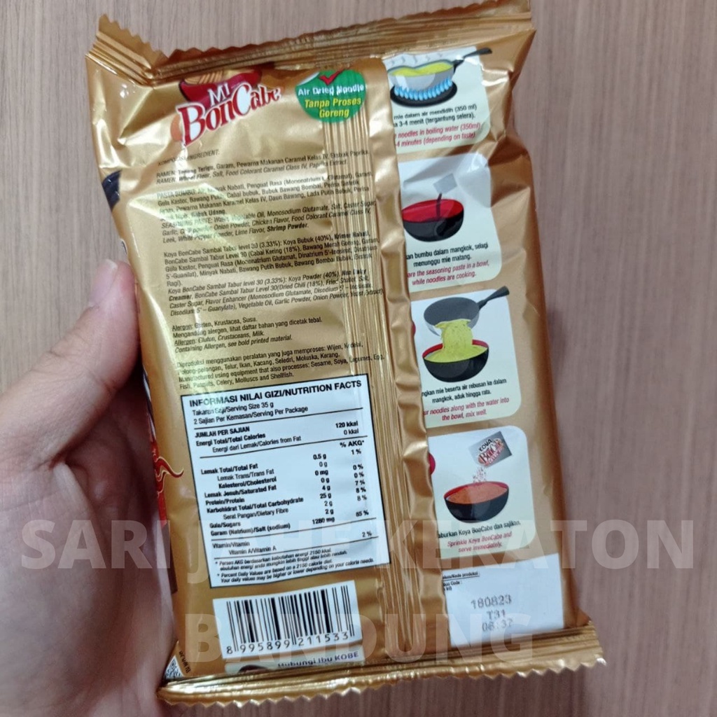 MI BONCABE LEVEL 15 GORENG 30 RAMEN KUAH TERBARU! MIE BON CABE