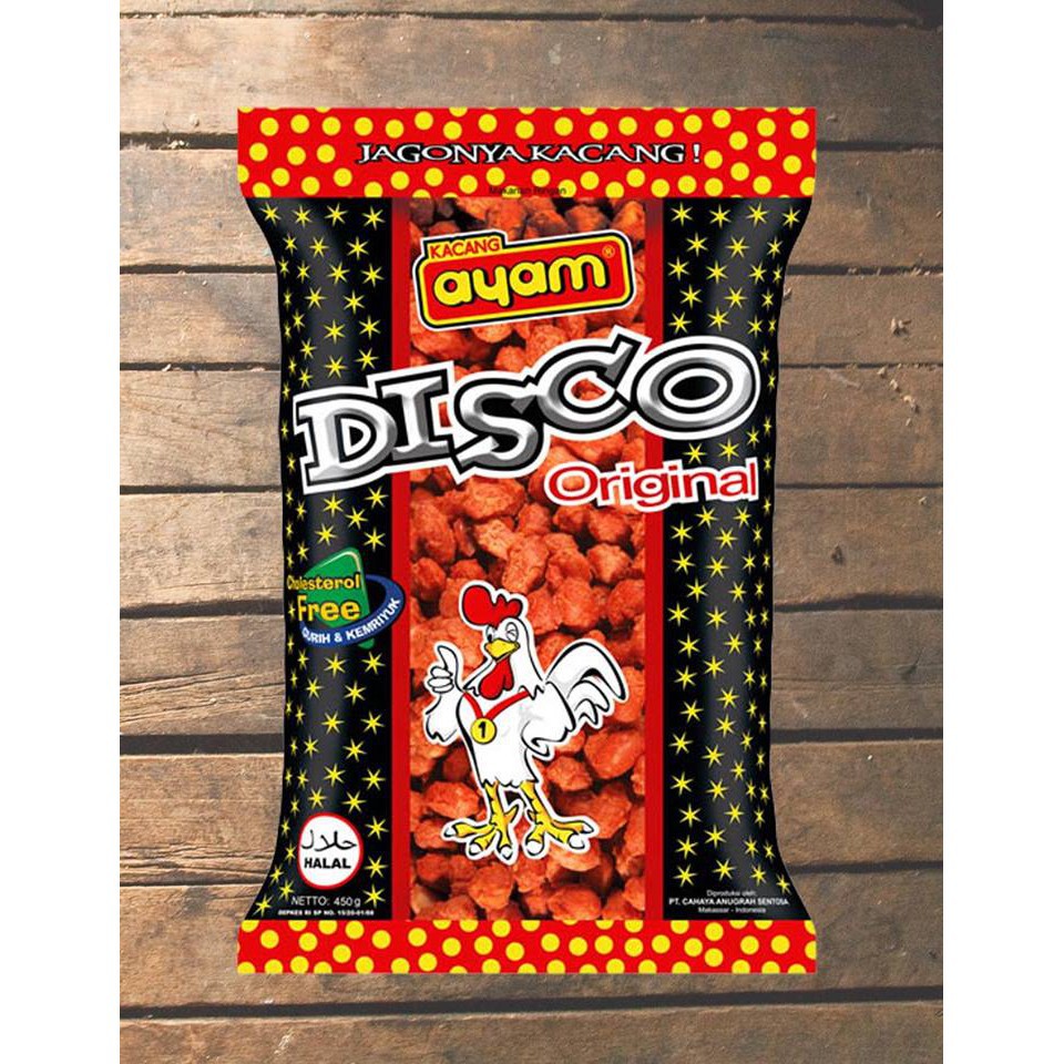 

Kacang Ayam Disco Original 450gr Oleh Oleh Khas Makassar