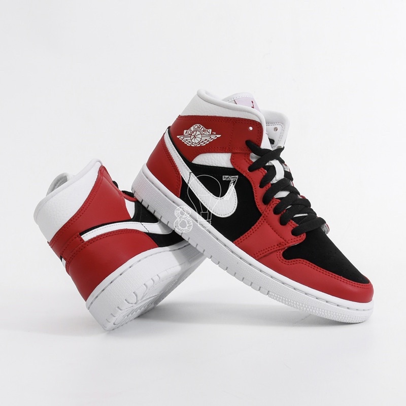 Air Jordan 1 Mid Gym Red Black