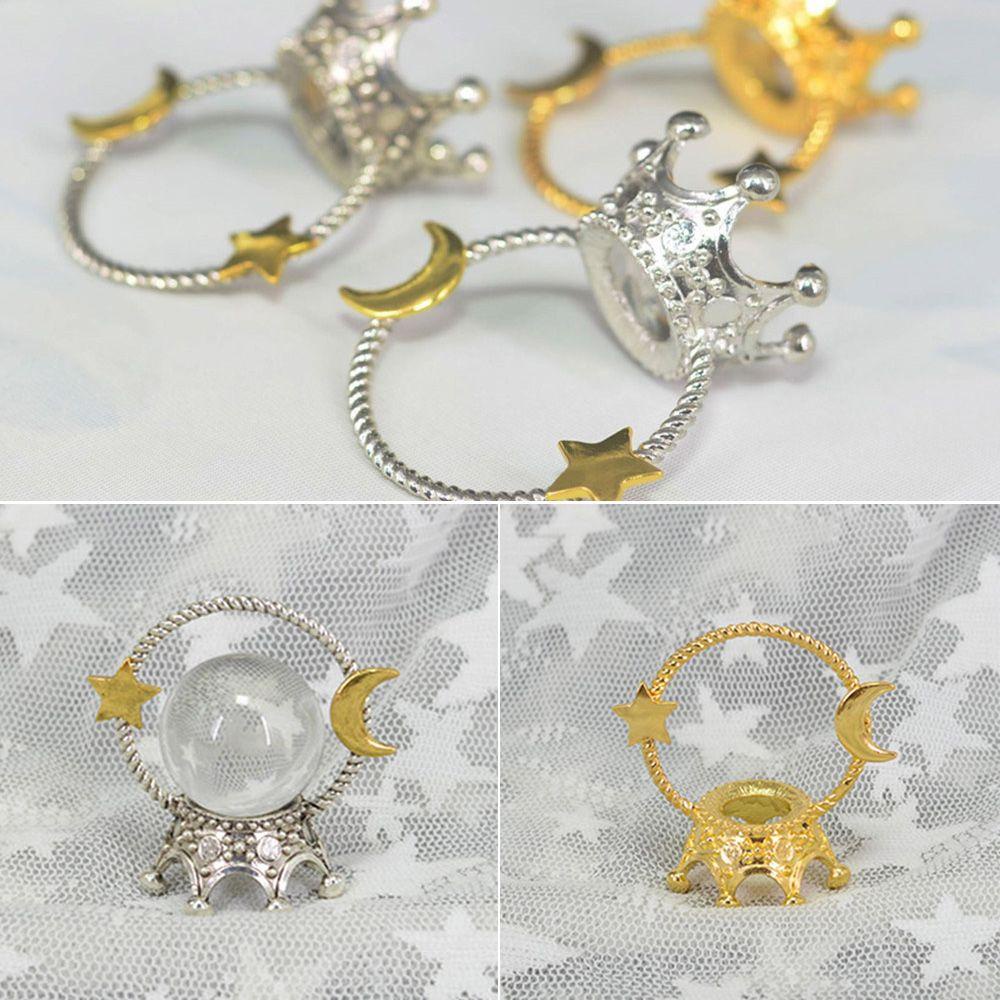 Pineapple Crystal Ball Base Crown Desktop Ornaments Properti Fotografi Stand Pajangan Bola Kristal