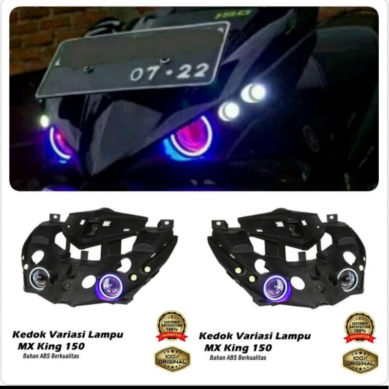 KEDOK LAMPU MX KING DADA LED/ KEDOK INNER BATOK LAMPU MX KING 150