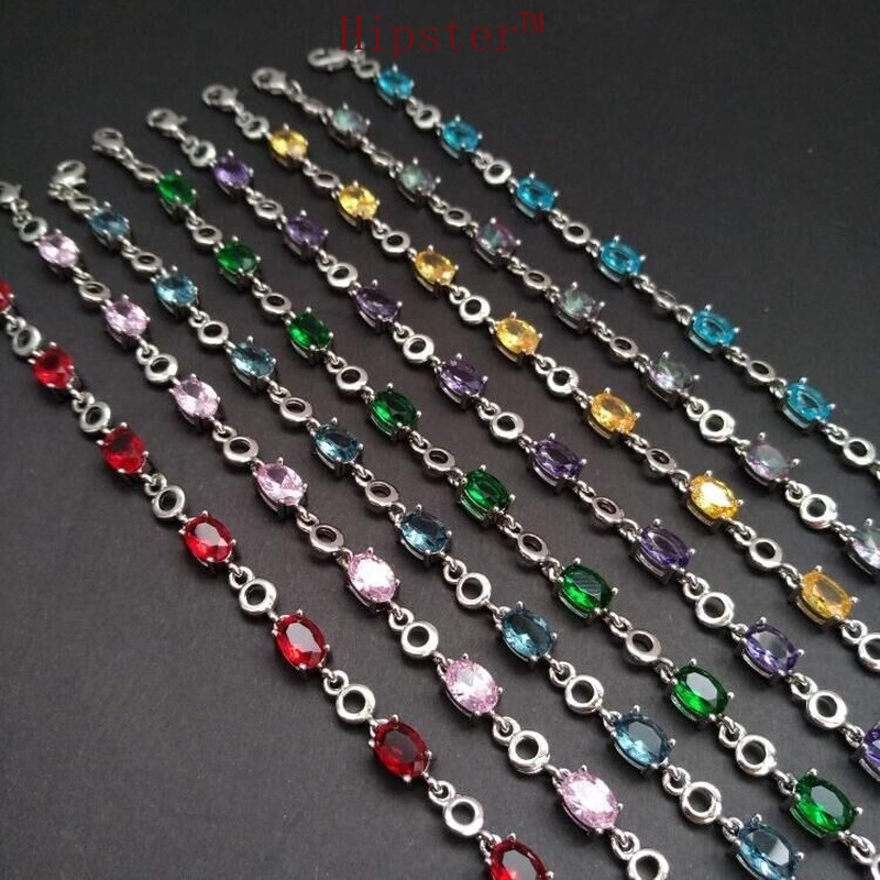 Best Selling Hot Fashion Personality Color Gemstone Fashion Bracelet