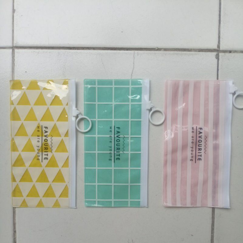 

Tempat pensil model Zipper pouch serbaguna