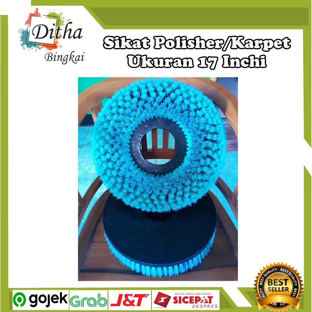 Sikat Karpet / Sikat Mesin / Sikat Polisher 17 Inchi