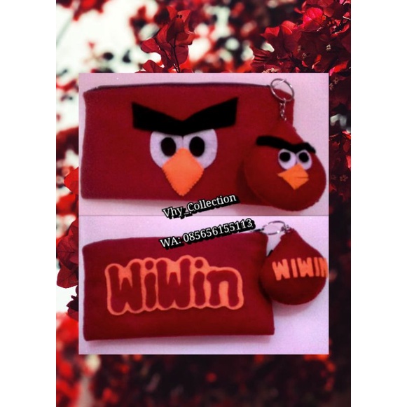 

Tempat Pensil dan Gantungan Kunci Karakter Angry bird