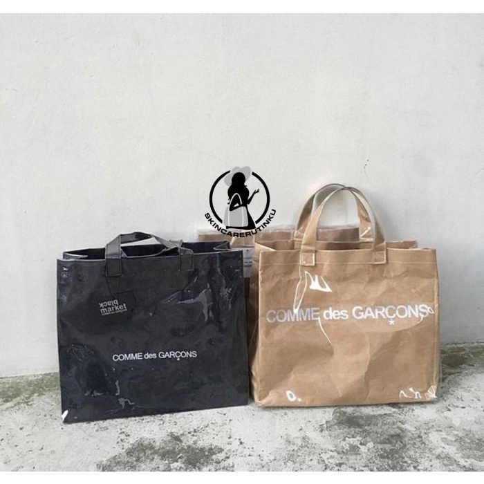 Comme Des Garcons CDG Tote Bag Black - ORIGINAL CDG 100%