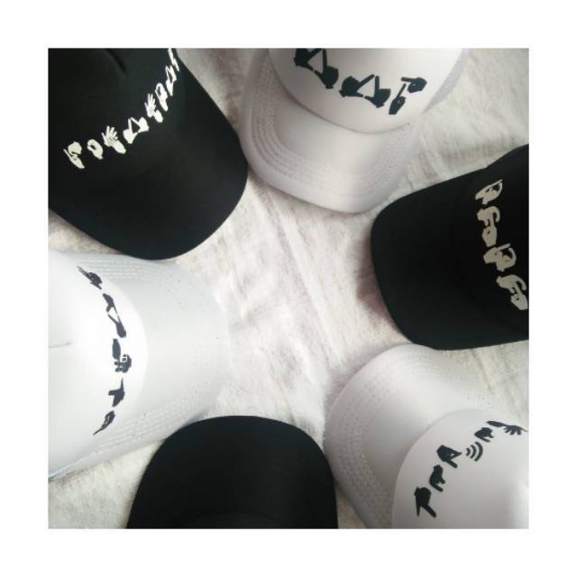 Topi Bisindo Custom Nama Isyarat dan Gambar Lain bisa pesan Satuan