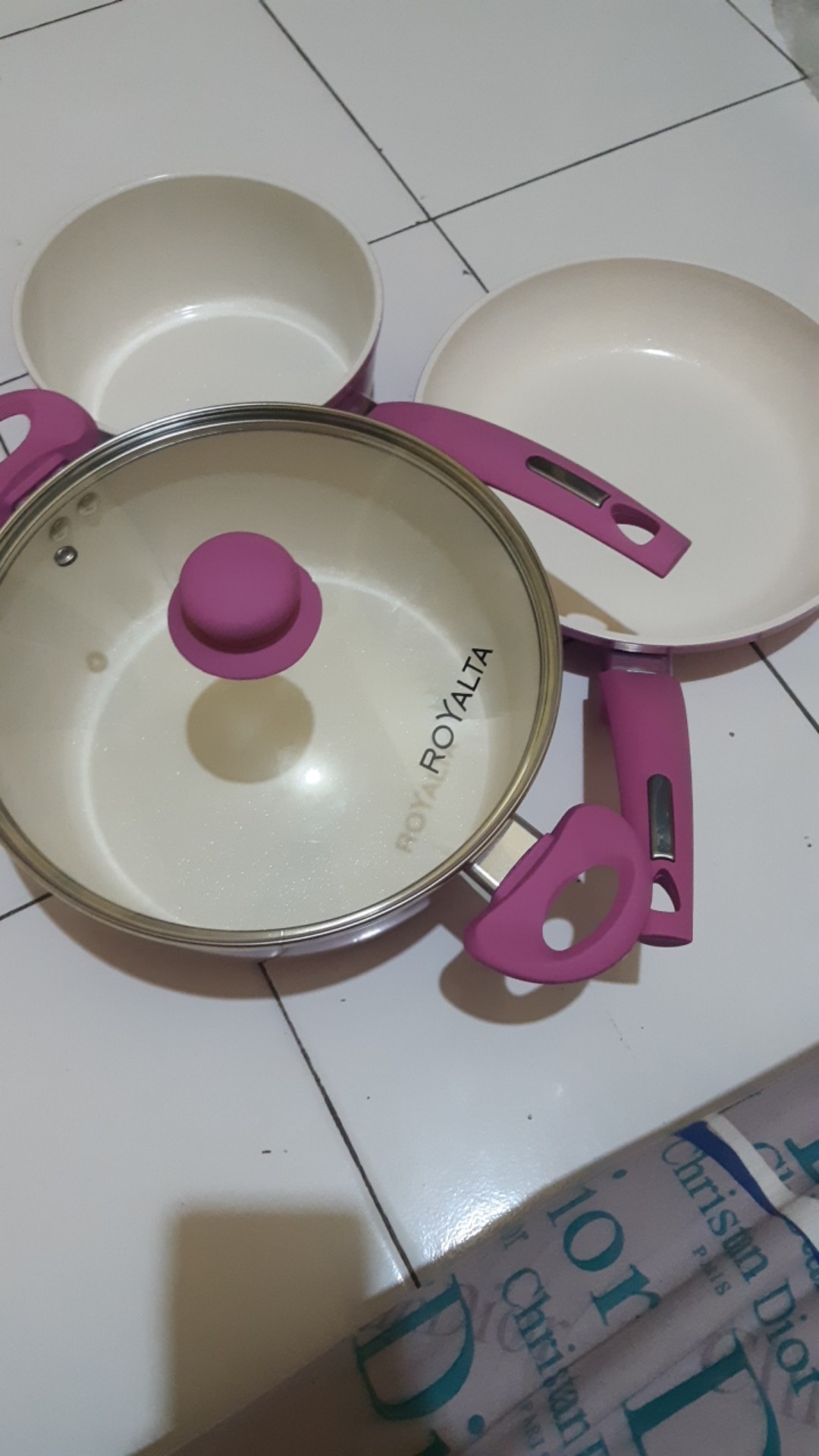 1set Panci Set 5 Pcs Barang Berkualitas Tinggi Royalta