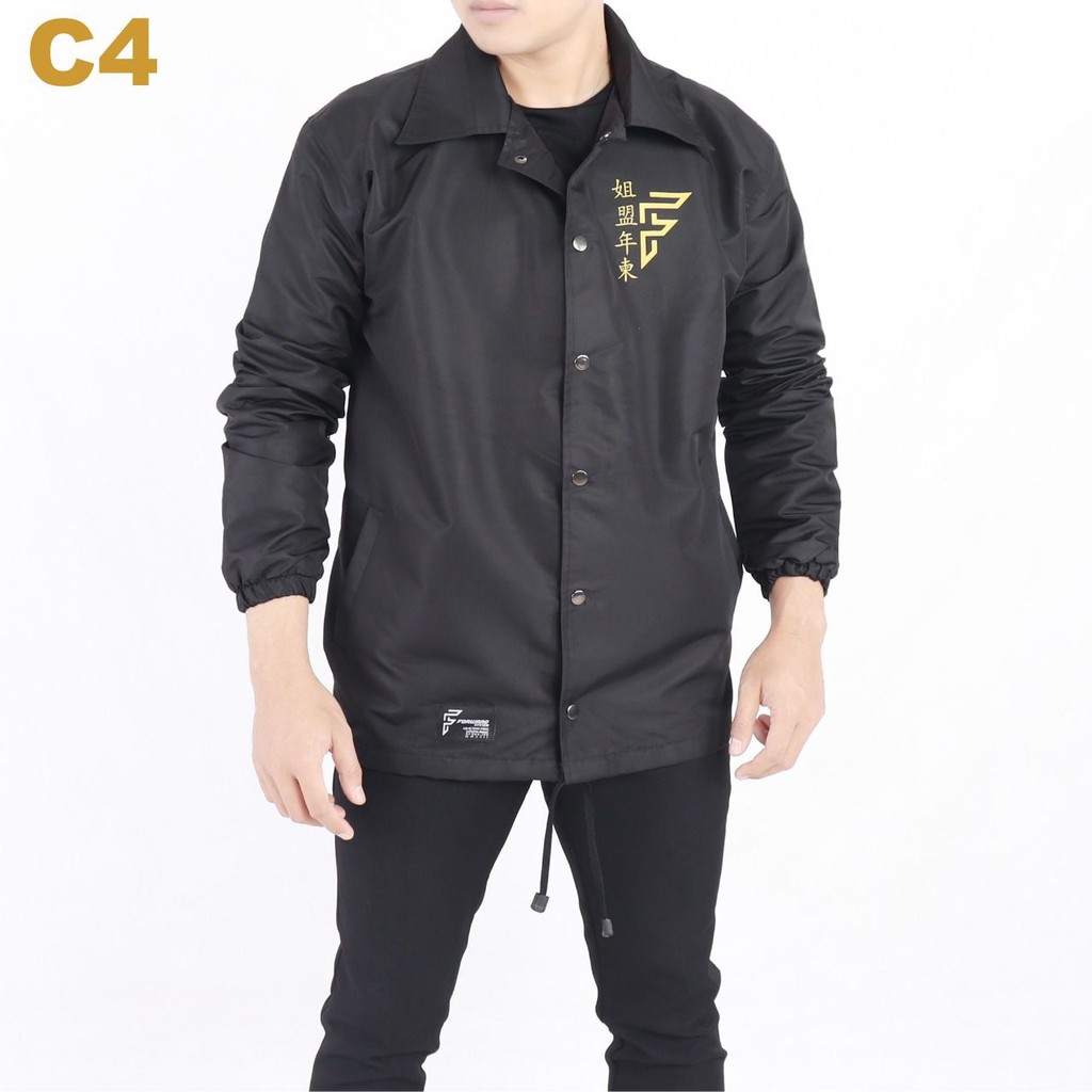 Jaket Coach Parasut Anime Samurai Original Forward