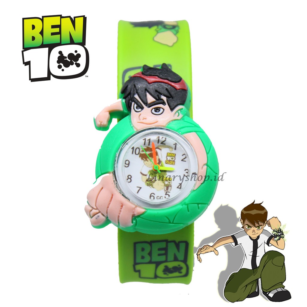 Cod Jttkb Baru Jam Tangan Anak Tepuk Ceplok Jepret Ben 10 Shopee Indonesia