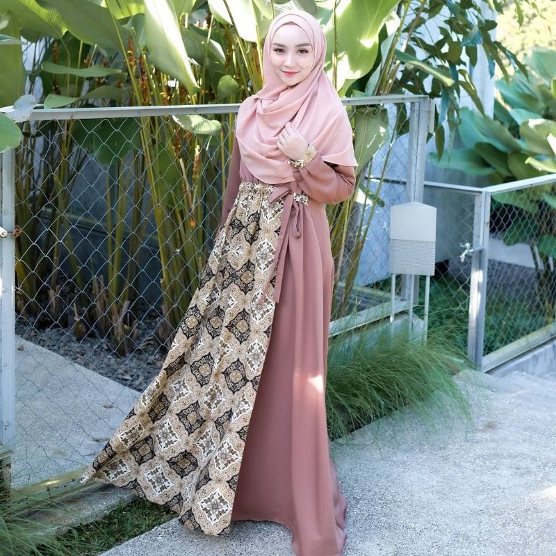 Gamis New Sabiya Dress Muslim Batik