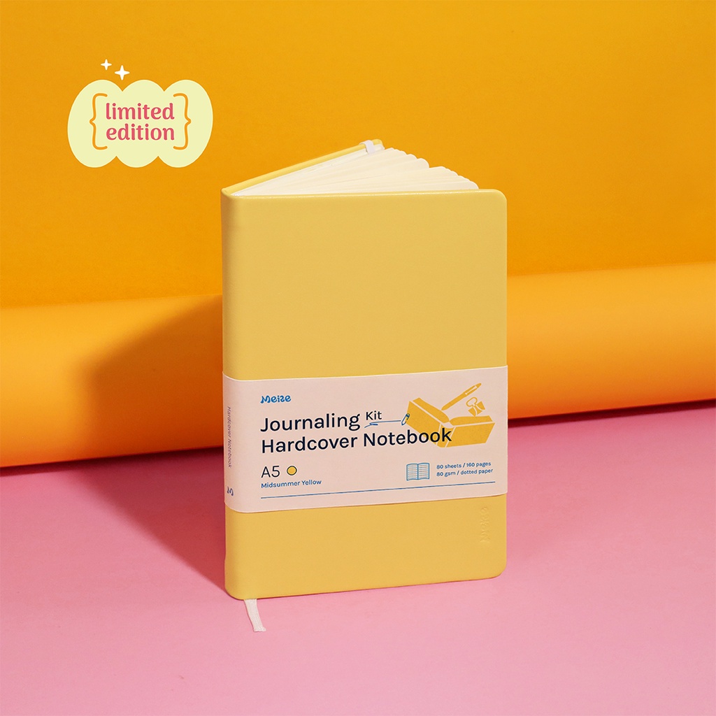 

Journaling Notebook Hardcover A5 | Midsummer Yellow - Buku Jurnal