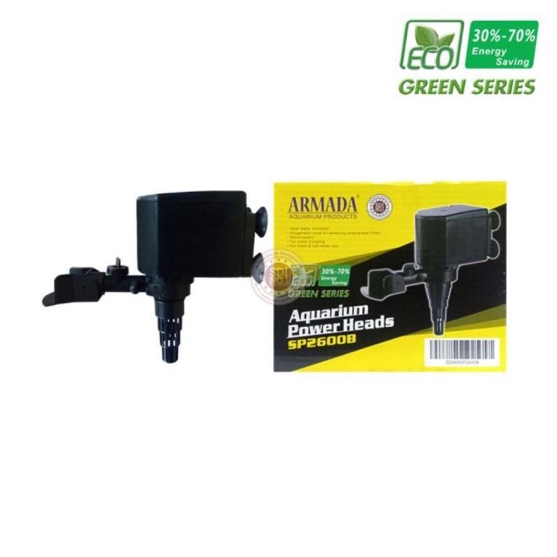 POMPA AIR CELUP AQUARIUM ARMADA SP-2600 B POWER HEAD SP 2600B SP 2600 B