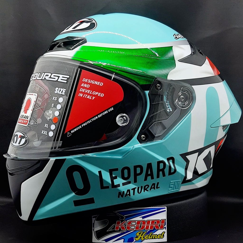 Helm KYT TT COURSE DENNIS FOGGIA leopard ttc